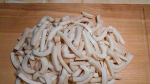 Кальмары с плавленым сыром