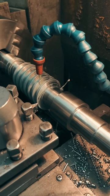 Червячный вал - токарная обработка смотреть онлайн