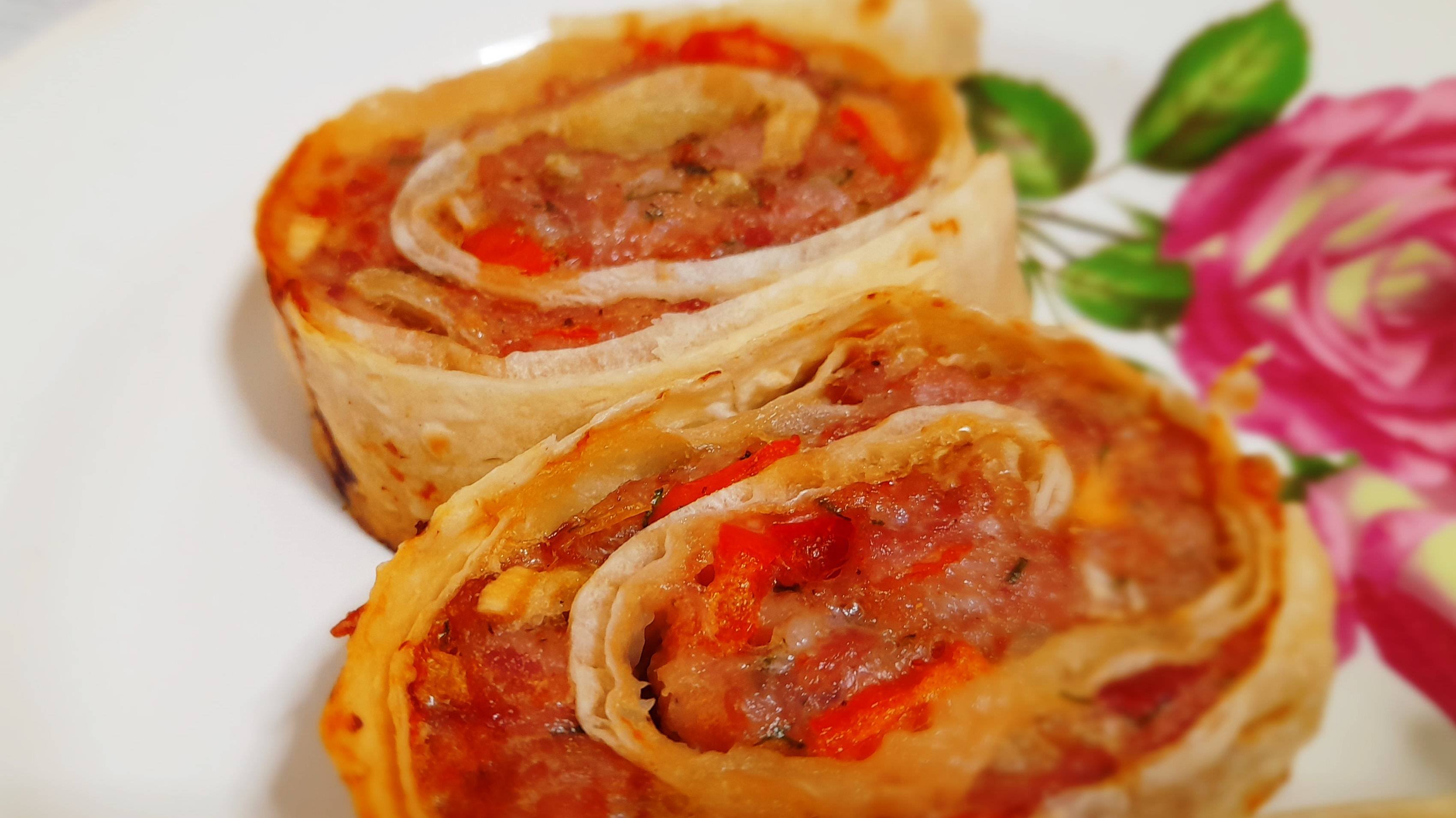 Рулетики с фаршем