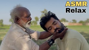 ASMR ПАКИСТАНСКИЙ МАССАЖ ГОЛОВЫ СПИНЫ И РУК ЗА 2$ ОТ БАБА КАЛЛУ