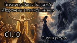 01.10 Близнецы Весы Водолей. Любовь. Изменить судьбу. Онлайн-ритуал