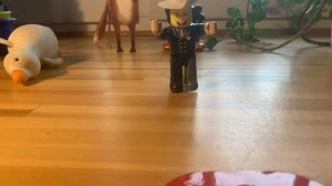 Фигурка из Роблокс - приветствие