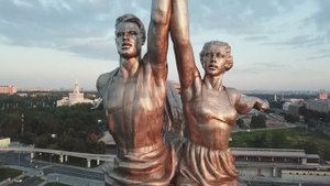 символ киностудии "Мосфильм" и прогулка от ВДНХ до телецентра