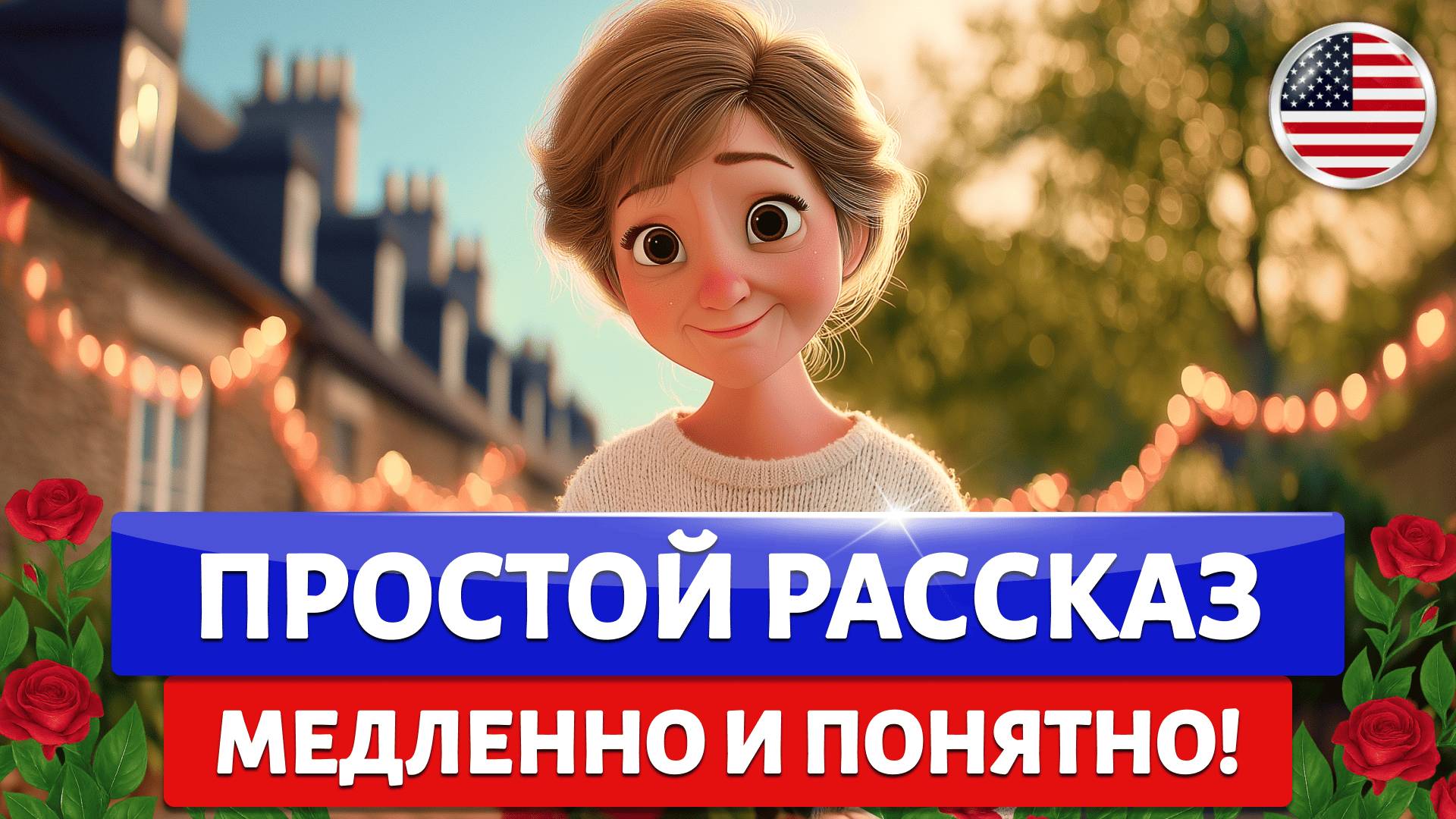 Медленно и понятно! РАССКАЗ НА АНГЛИЙСКОМ ЯЗЫКЕ на слух для начинающих. Уроки английского
