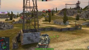 Играю в Tanks Blitz - Затащили Бой. Катка  на французской ПТ-САУ 5 уровня S35 CA
