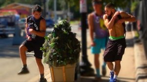 PRANK ON WHITE MEN! BUSHMAN PRANK