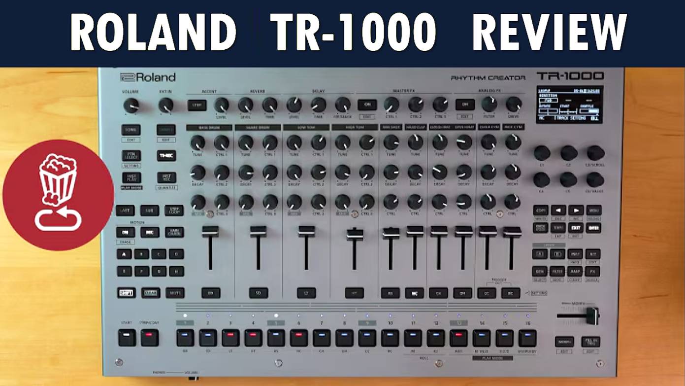 Roland TR-1000 Review: Analog Drums, New Sampling Features and Morph