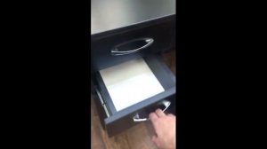 Туалетный столик с зеркалом и подсветкой черный