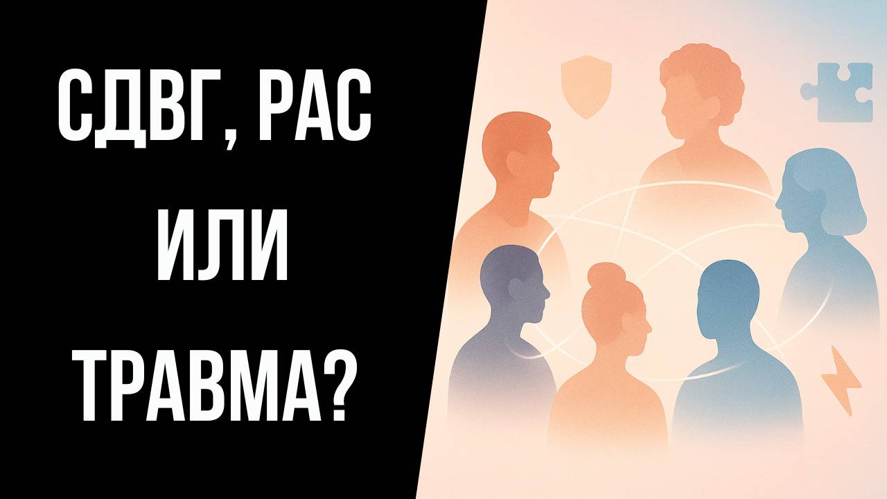 Нейроотличия и травма: РАС, СДВГ и КПТСР — как различать, где пересечение и чем помогает группа смотреть онлайн