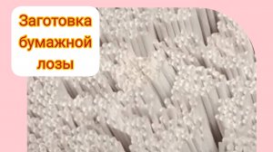 Заготовка лозы. Один из вариантов