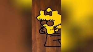 Рисую Мэгги из Симпсонов