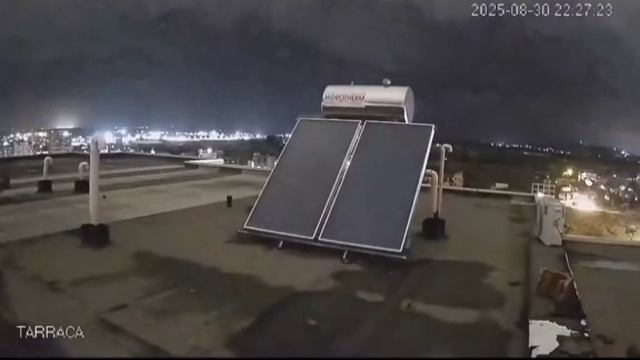 НЛО в грозовых облаках Аргентины