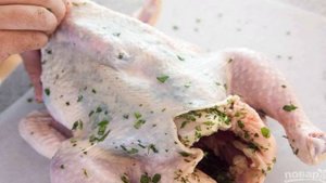 Курица по-домашнему (с травами)