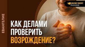 Какие дела нужны для подтверждения возрожденного сердца? | "Библия говорит"Алексей Коломийцев