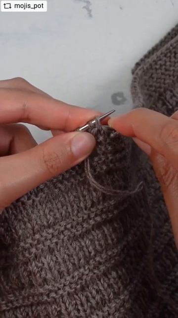 Простой способ закрытия петель, дающий красивую кромку изделию👌 смотреть онлайн