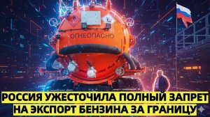 Россия ужесточила полный запрет на экспорт бензина за границу