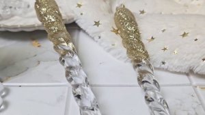 Ёлочное украшение СОСУЛЬКА 'ЭЛЕЯ', акрил, 28 см, 1000320