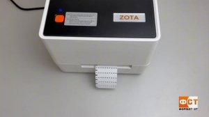 Процесс печати вставок для клемм на принтер Zota СТ 310