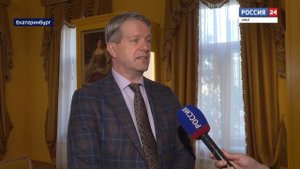 Интервью Д. фон Мекка в Екатеринбурге телеканалу Россия-1 Урал о Проекте Чайковский - музыка без виз