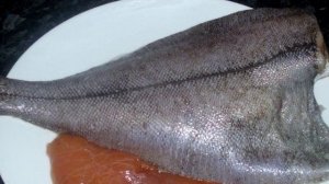 Камбала запеченная