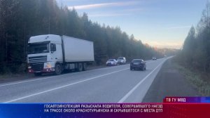 Госавтоинспекция разыскала водителя, совершившего наезд на трассе и скрывшегося с места ДТП