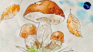 Последний грибной бал или "Грибной календарь" от Н. Надеждиной