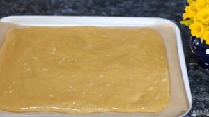 Кокосово-медовый рулет