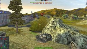 Играю в Tanks Blitz - Бой на советской ПТ-САУ 4 уровня СУ-85Б