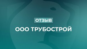 Отзыв Барс Консалт от ООО Трубострой