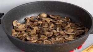 Картошка с грибами и салом