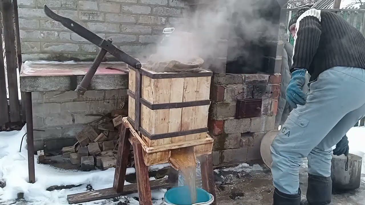 испытание воскопреса "перетопка воска"