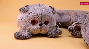 Knp30-001 Кот Басик игрушка-подушка на шею