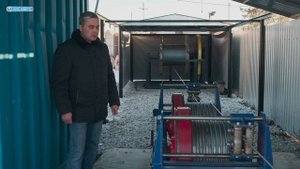 Кабельный цех, установка по смотке и намотке геофизического кабеля.