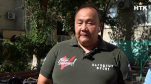 Юный элистинец отправил в зону СВО самокат