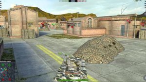 Играю в Tanks Blitz - Бой на советском ТТ 5 уровня КВ-1 (Тима сливается)