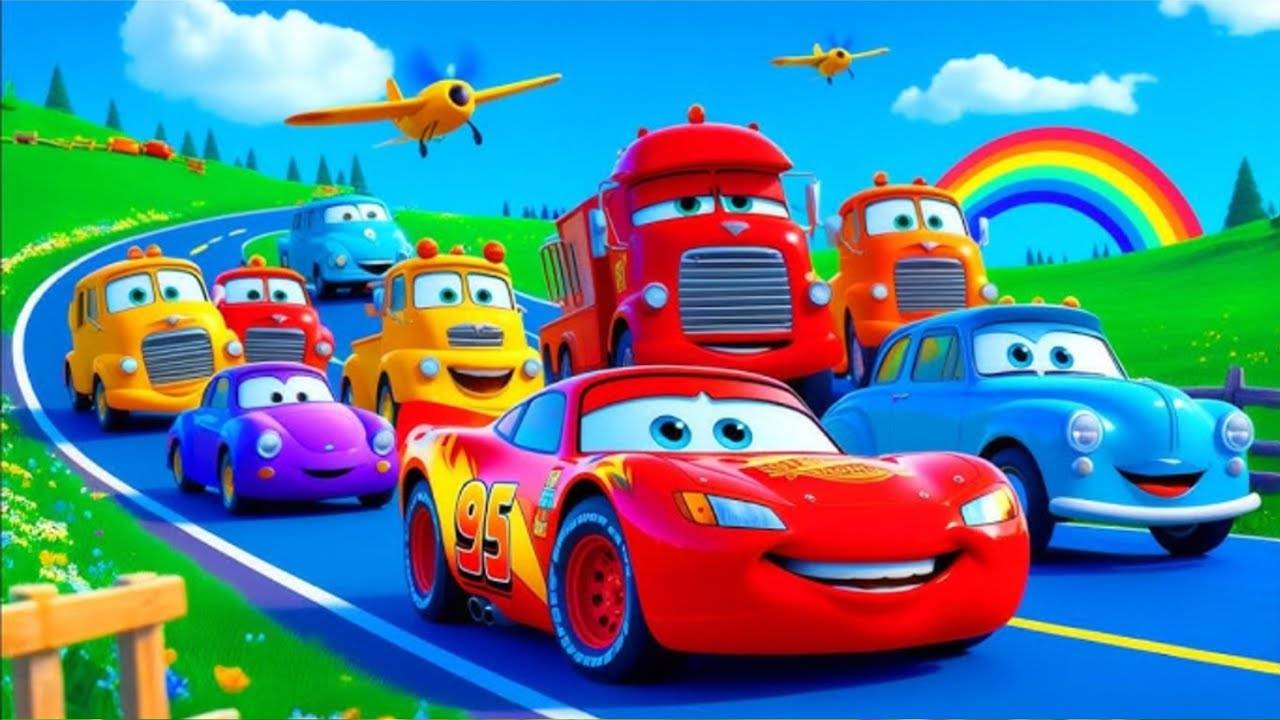 Мультики про машинки с Микки Маусом и Молния Маккуином Тачки и Друзья Мультик для детей
