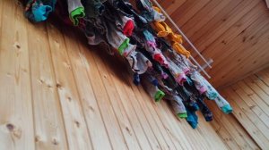 15-09-2025 постирала и развесила белье в деревне