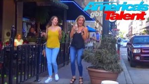 BUSHMAN SCARE PRANK AT AMERICA'S GOT TALENT