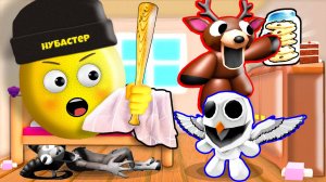 МЕНЯ ОГРАБИЛИ ОЛЕНЬ И СОВА ИЗ 99 НОЧЕЙ В ЛЕСУ в ROBLOX!