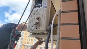 Монтаж сплит систем на ЖК Российский. г. Ставрополь.