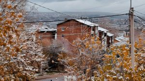 Снегопады накрыли Бурятию и Иркутск в октябре. Температуры рухнули до минусовых значений