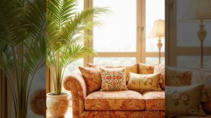 Декоративная вышитая подушка