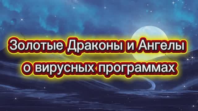 Золотые Драконы и Ангелы о вирусных программах 22.07.2025г   (91 Послание)