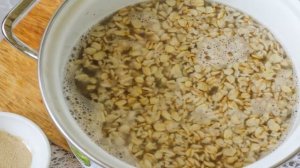 Квас из овсяных хлопьев