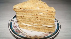 Нежный тортик Медовик с потрясающим ароматом меда!