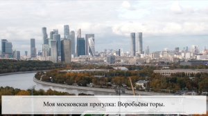 Моя московская прогулка: Воробьёвы горы