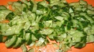 Мясной салат с говядиной