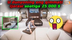 Ijarasi soatiga 25 ming dollarga tushadigan kema ustida - Uchuvchi penthaus, Qimmatbaho Dunyo !!!