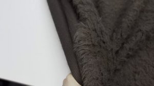 16-11708 Искусственный мех на трикотажной основе Nord Style, коричневого цвета