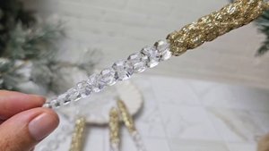 Набор ёлочных украшений СОСУЛЬКИ 'АДЕЛЬФИ', акрил, 15 см, 4 шт., 1000321